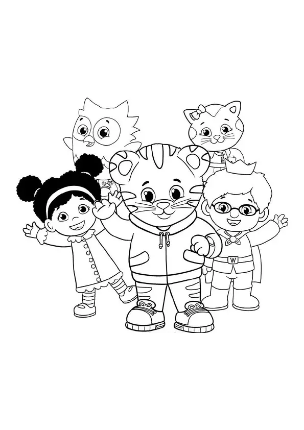 Daniel Tiger Coloring Pages – 008