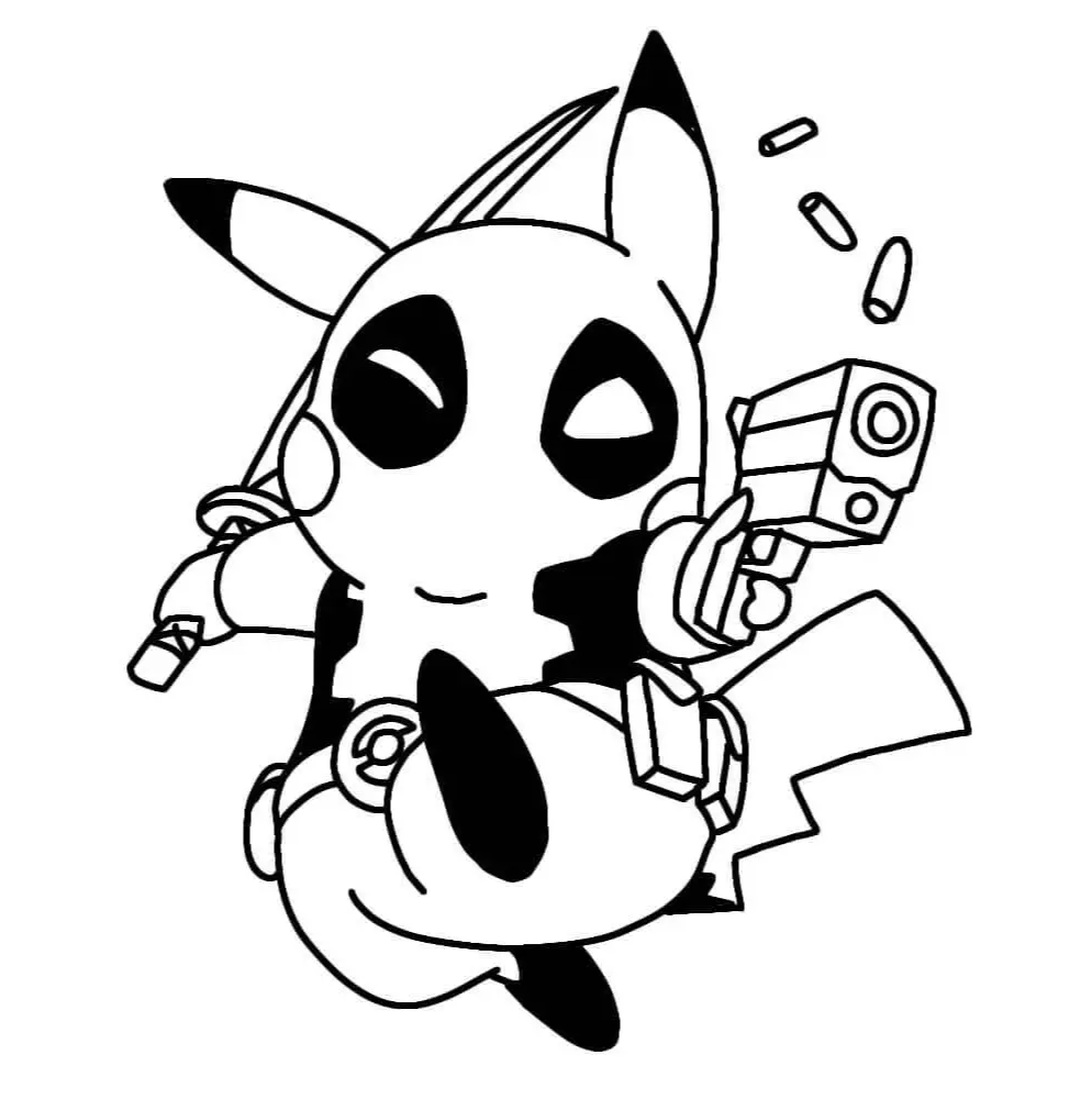 Deadpool Coloring Pages – 010