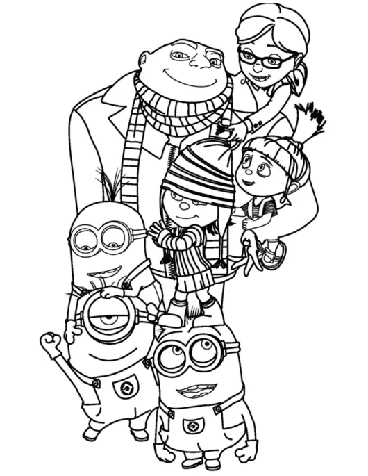 Despicable Me Coloring Pages – 014