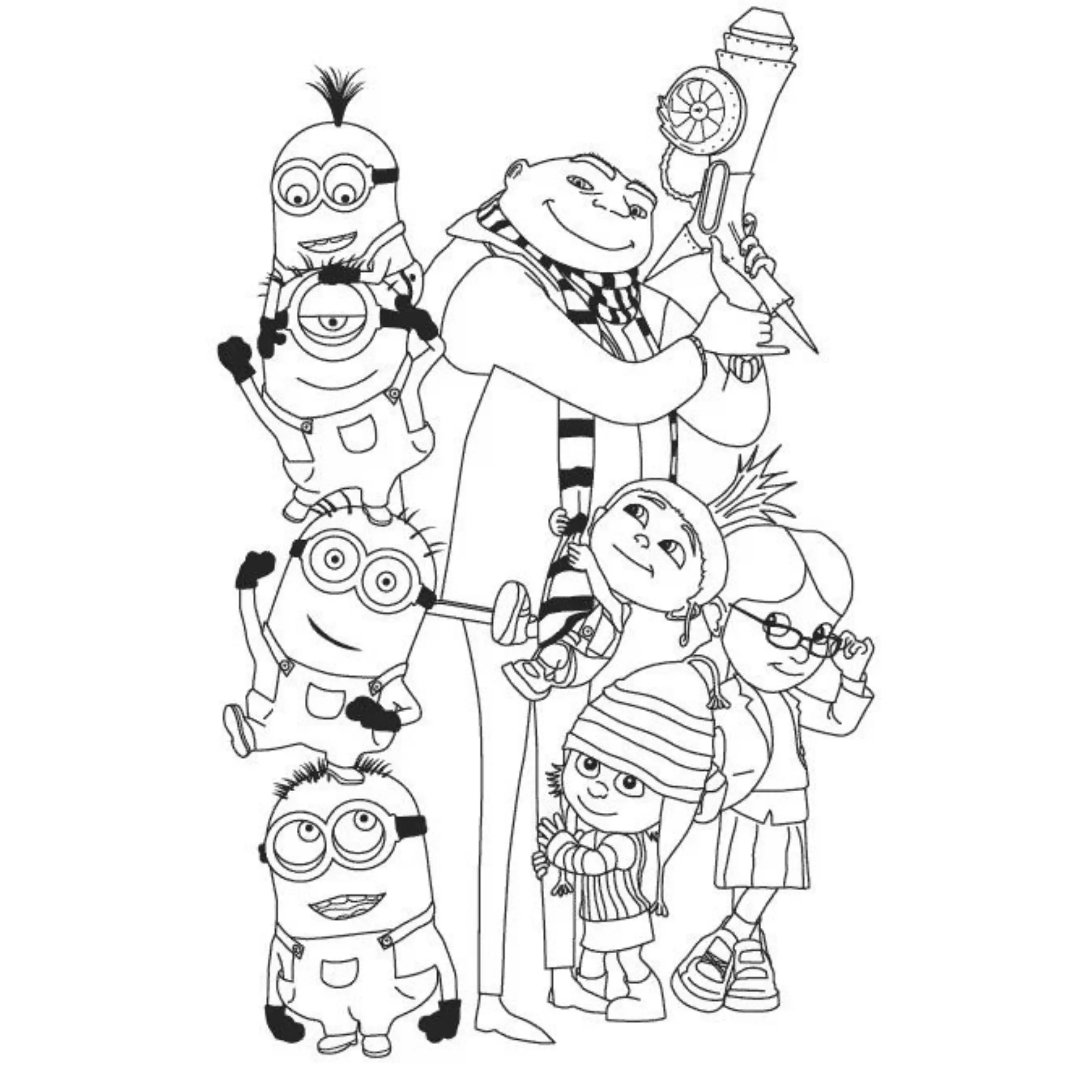 Despicable Me Coloring Pages – 029