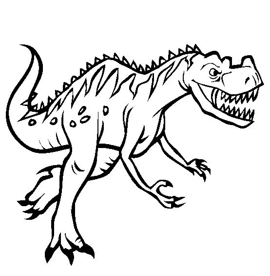 Dinosaurs Coloring Pages – 007