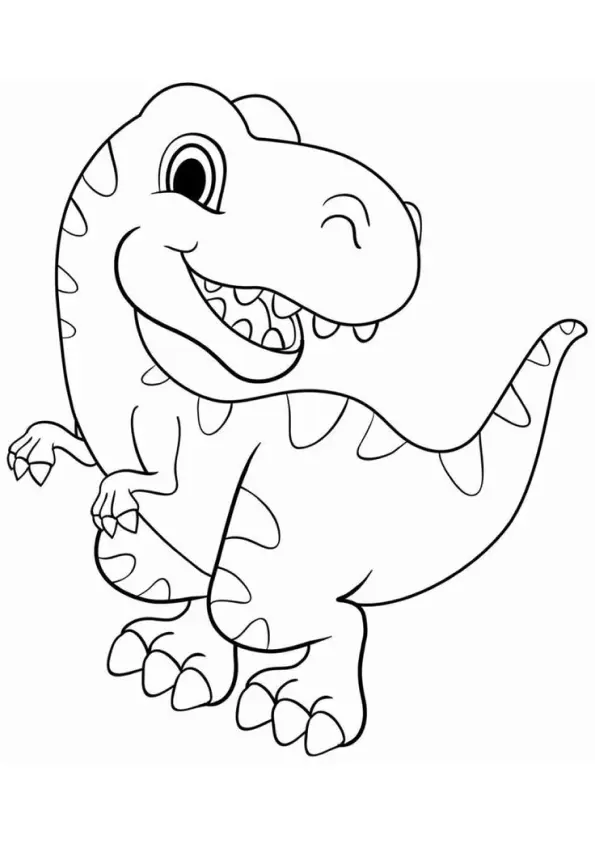 Dinosaurs Coloring Pages – 015