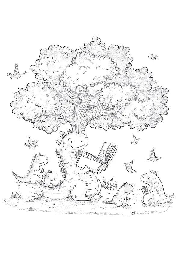 Dinosaurs Coloring Pages – 030