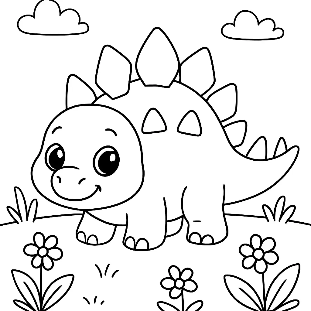 Dinosaurs Coloring Pages – 037