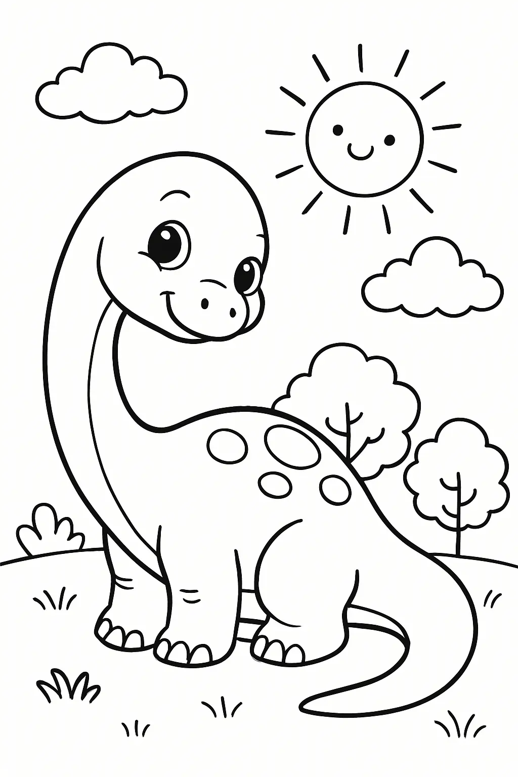 Dinosaurs Coloring Pages – 038