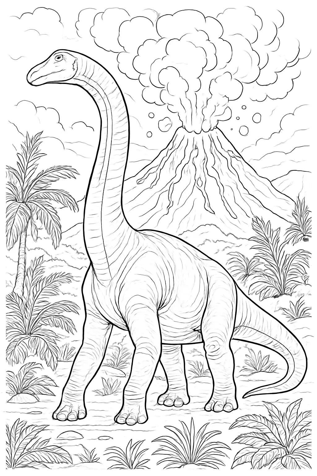 Dinosaurs Coloring Pages – 044