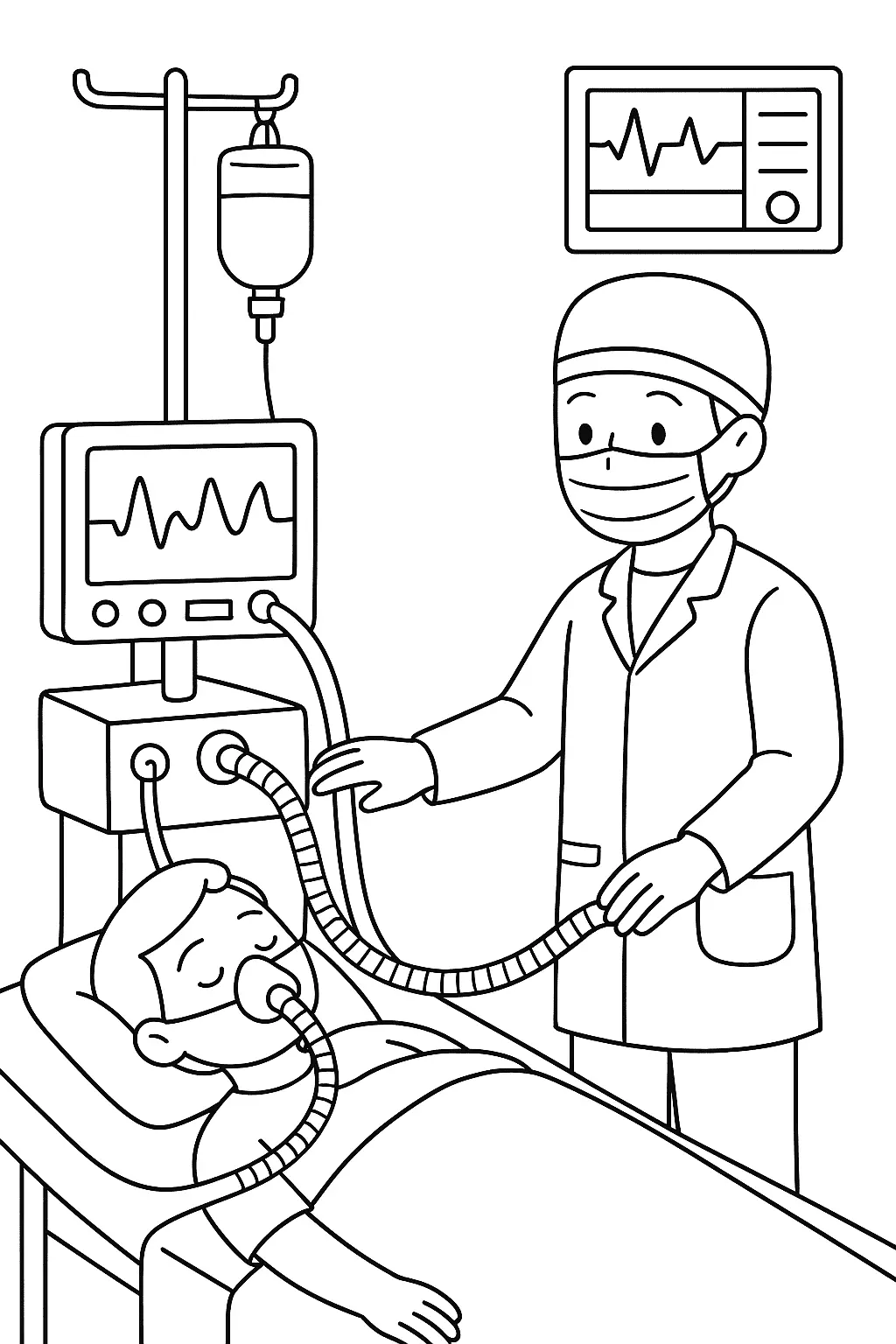 Doctor Coloring Pages – 019