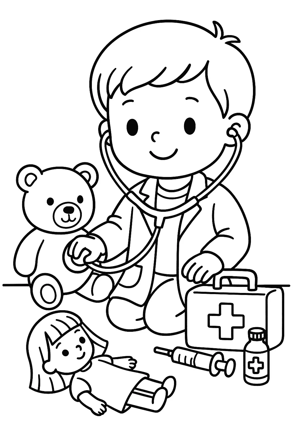 Doctor Coloring Pages – 025