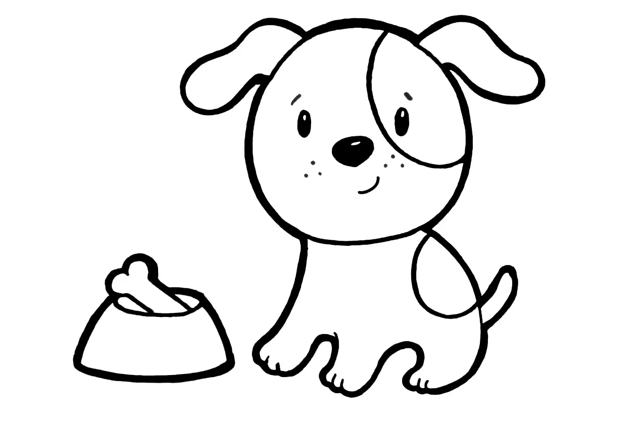Dogs Coloring Pages – 018