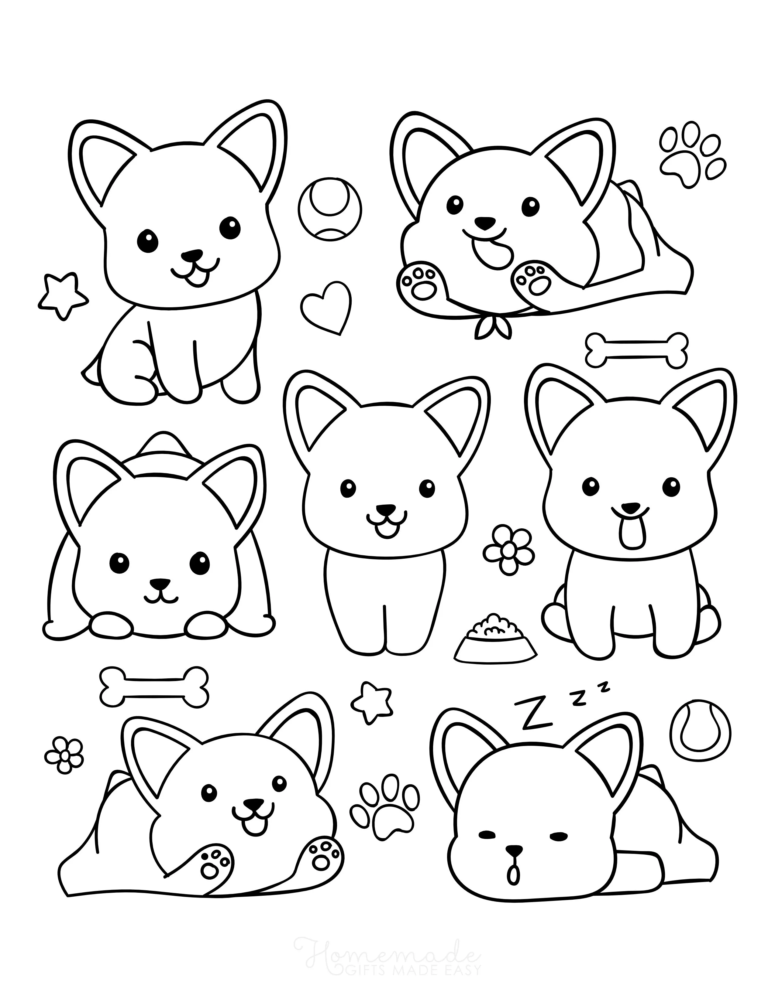 Dogs Coloring Pages – 024
