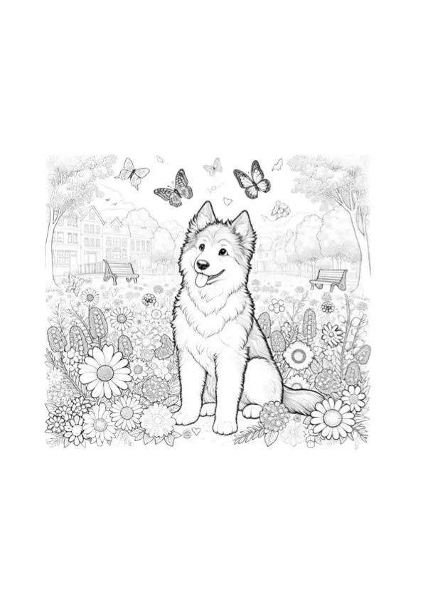 Dogs Coloring Pages – 049