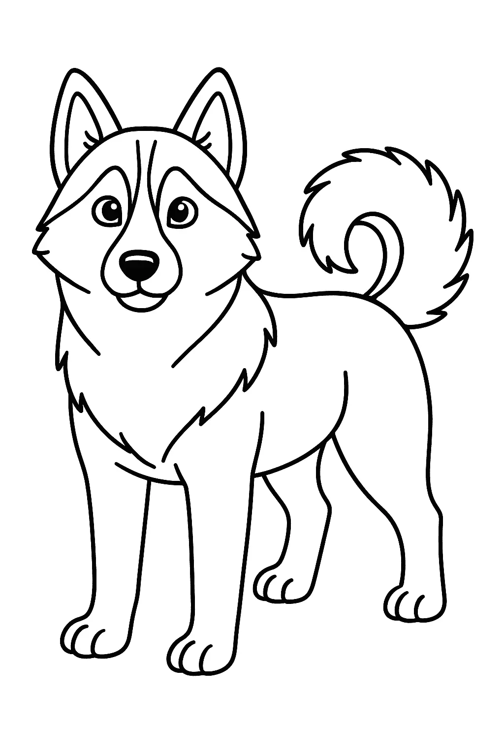 Dogs Coloring Pages – 064