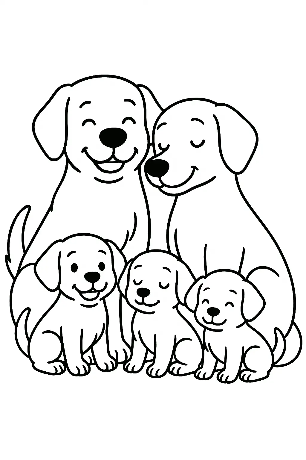 Dogs Coloring Pages – 075