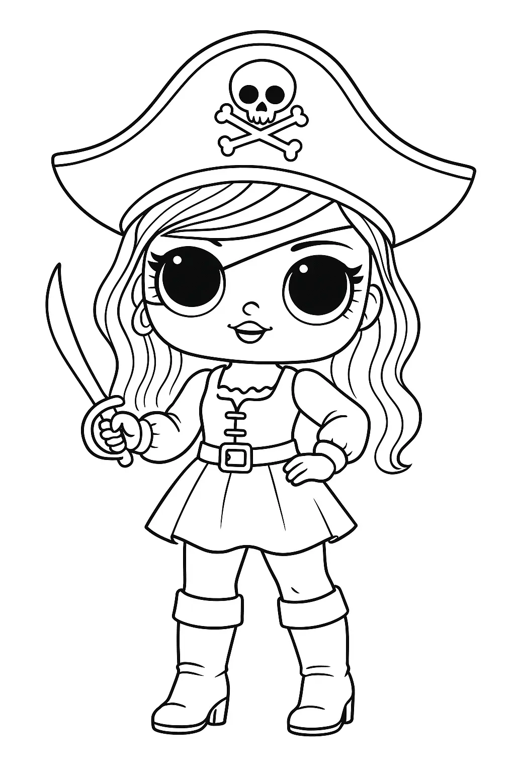 Dolls Coloring Pages – 022