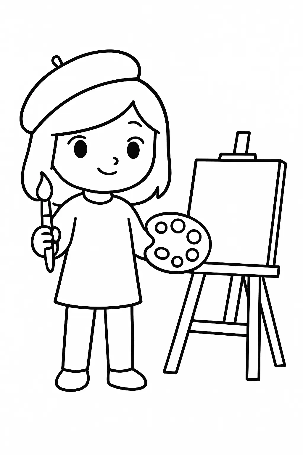 Dolls Coloring Pages – 024