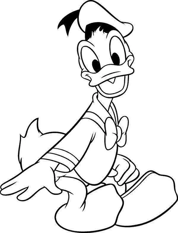 Donald Duck Coloring Pages – 003