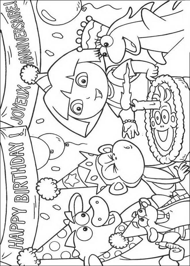 Dora Coloring Pages – 006