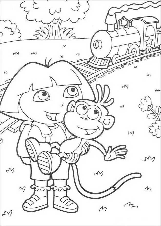 Dora Coloring Pages – 008