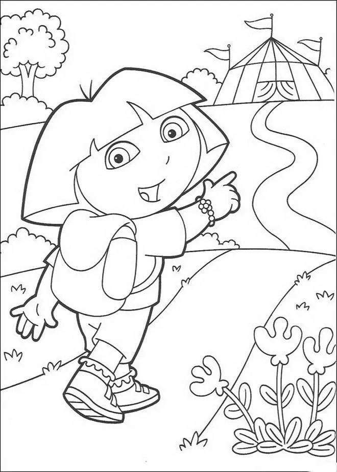 Dora Coloring Pages – 014
