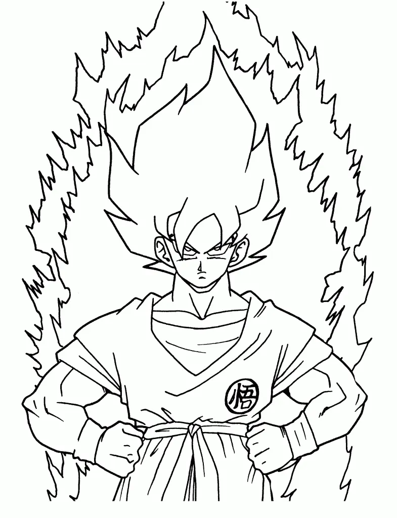 Dragon Ball Z Coloring Pages – 027