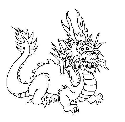 Dragons Coloring Pages – 003