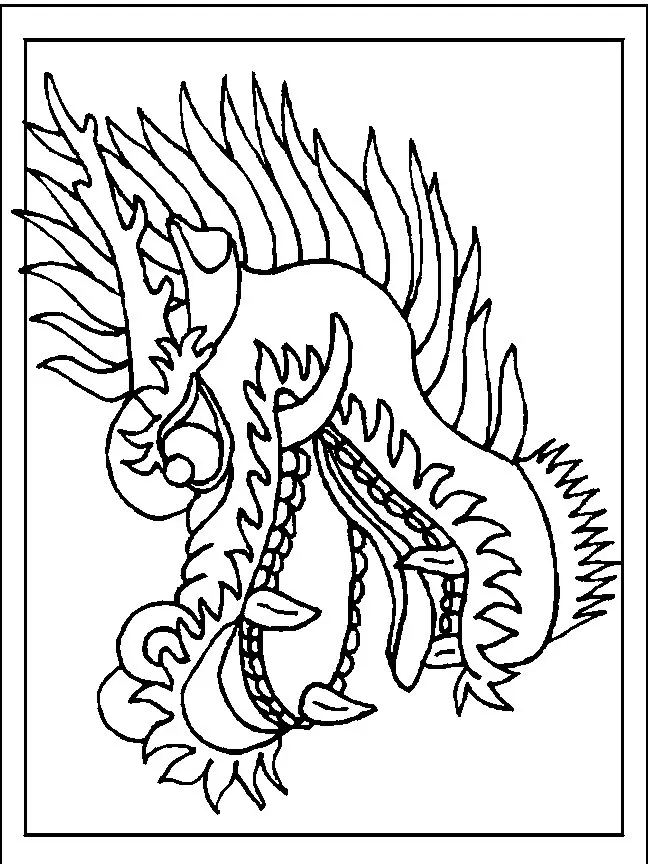 Dragons Coloring Pages – 004