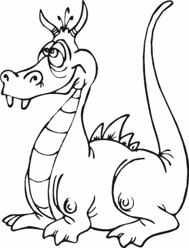 Dragons Coloring Pages – 014