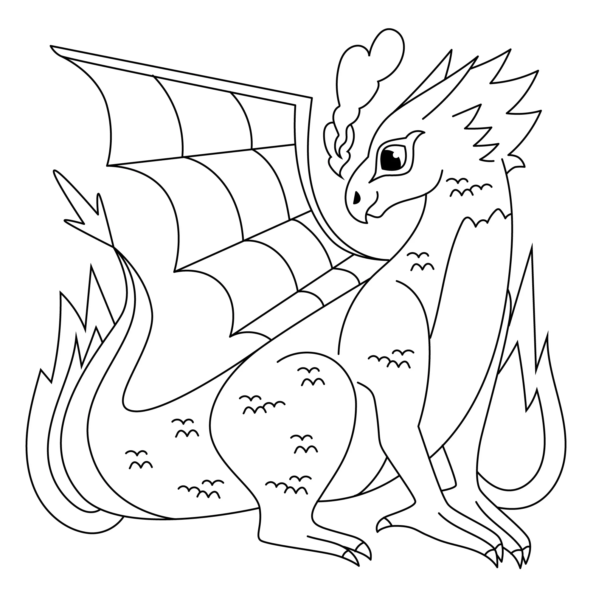 Dragons Coloring Pages – 021
