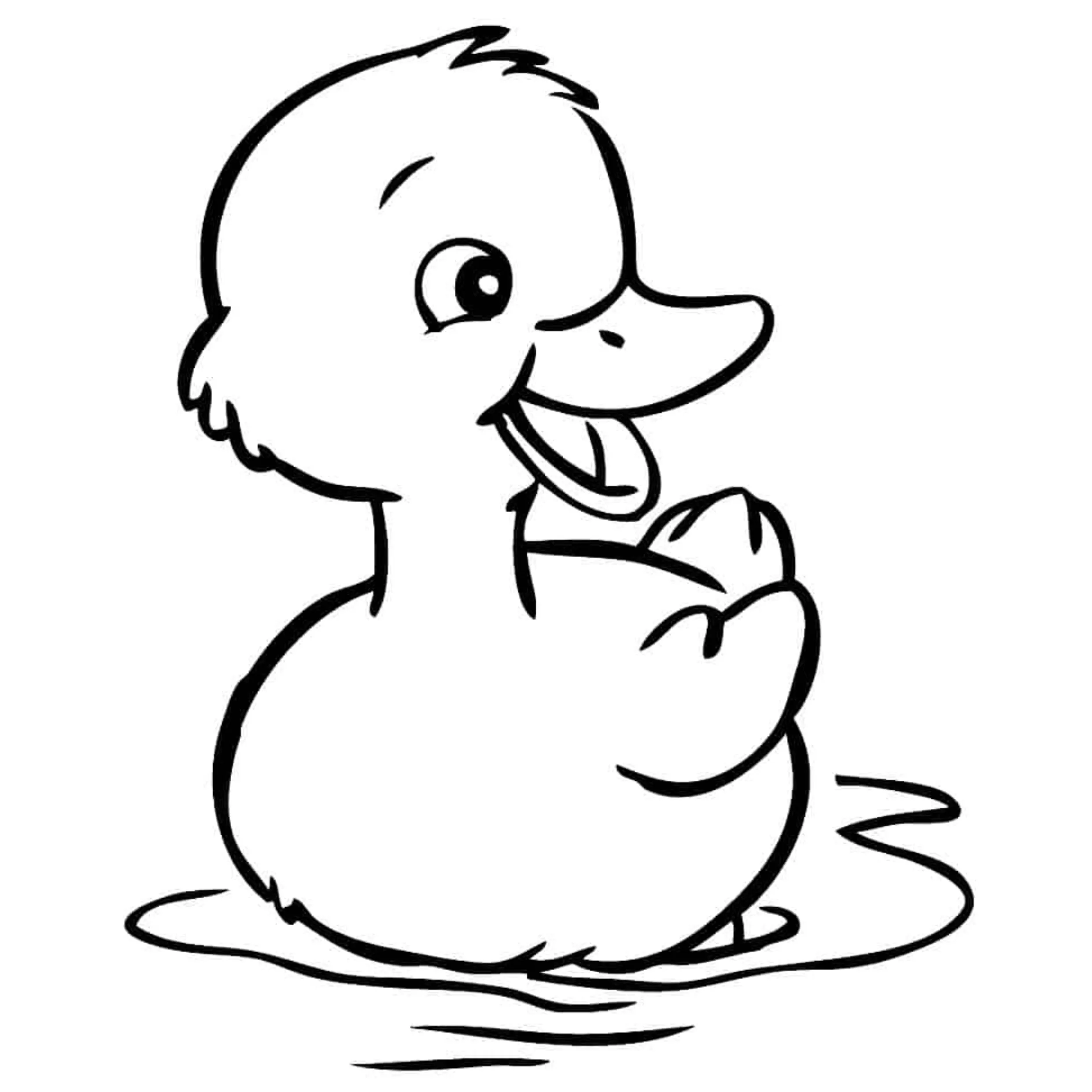 Ducklings Coloring Pages – 021