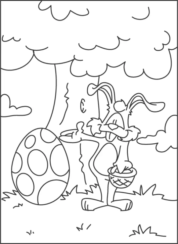 Easter Coloring Pages – 009