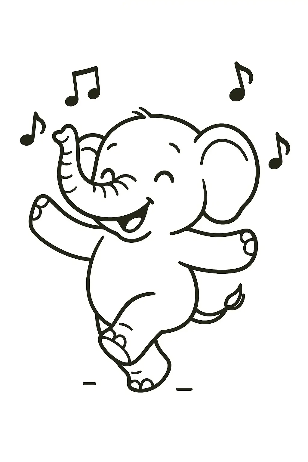 Elephants Coloring Pages – 027