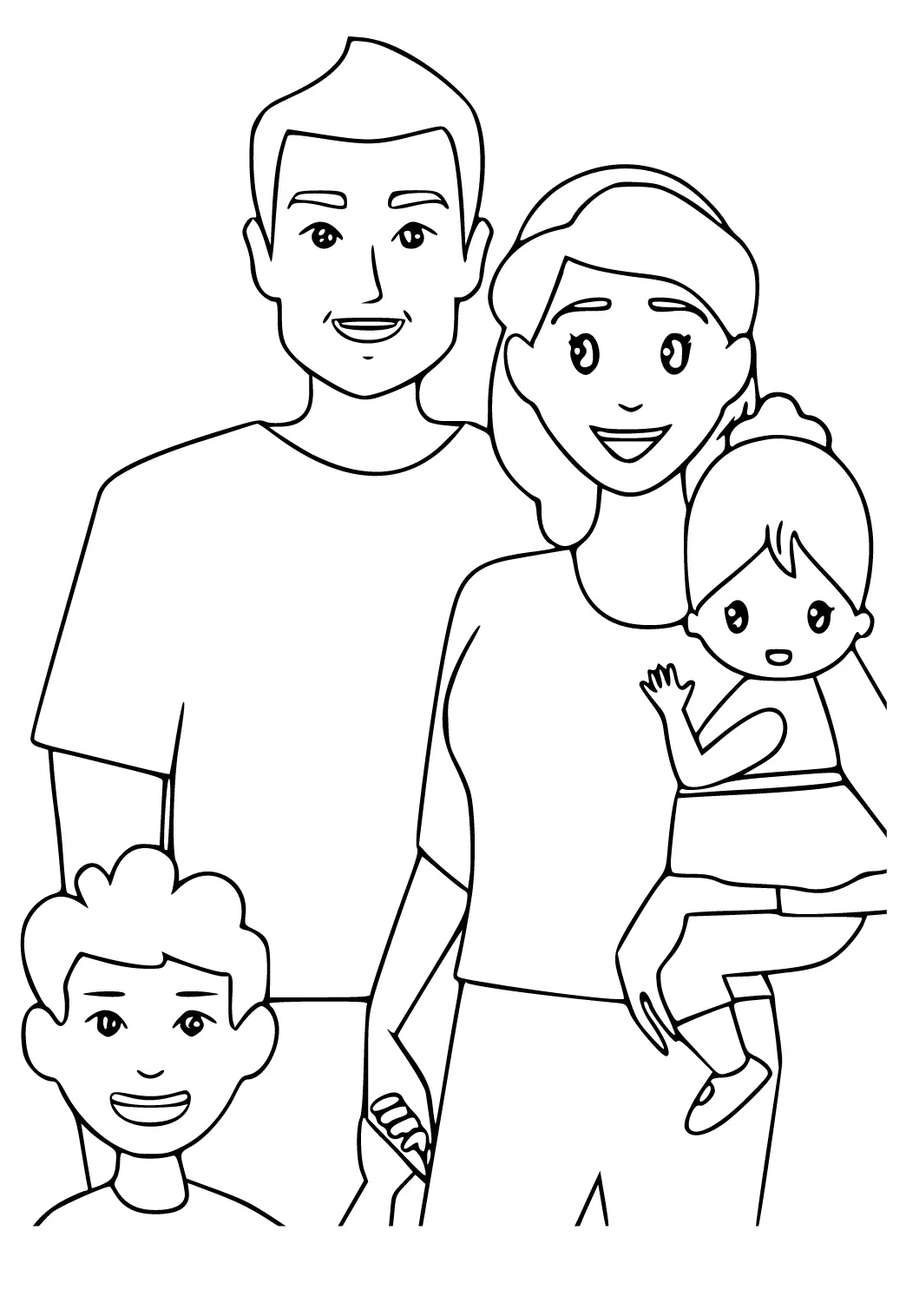 Families Coloring Pages – 003