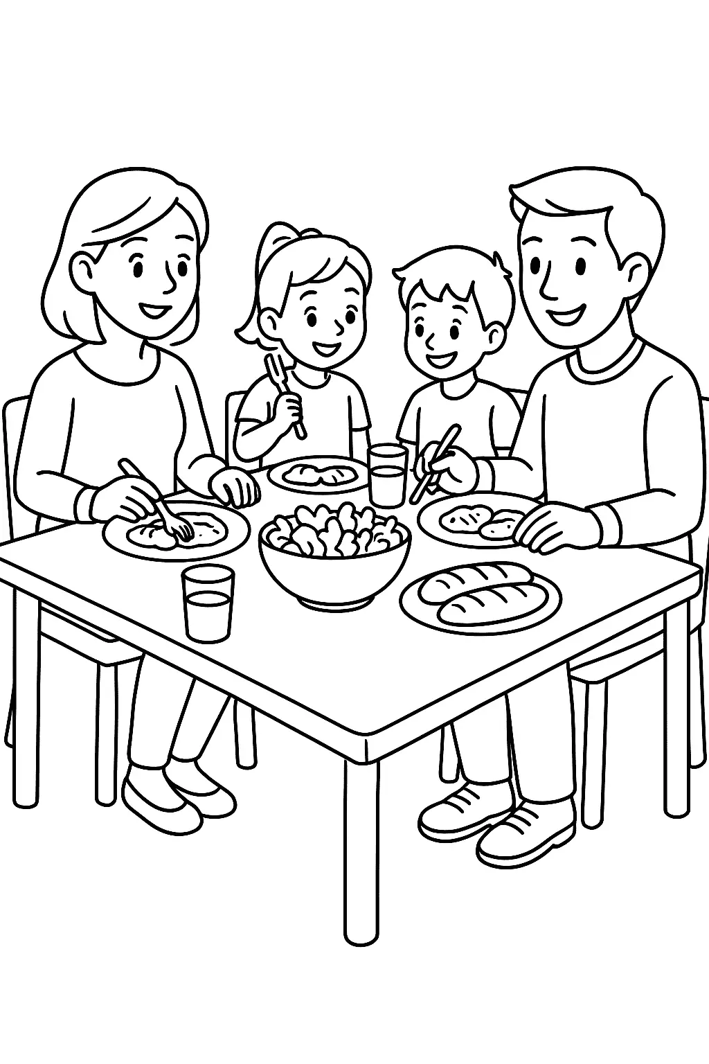 Families Coloring Pages – 020