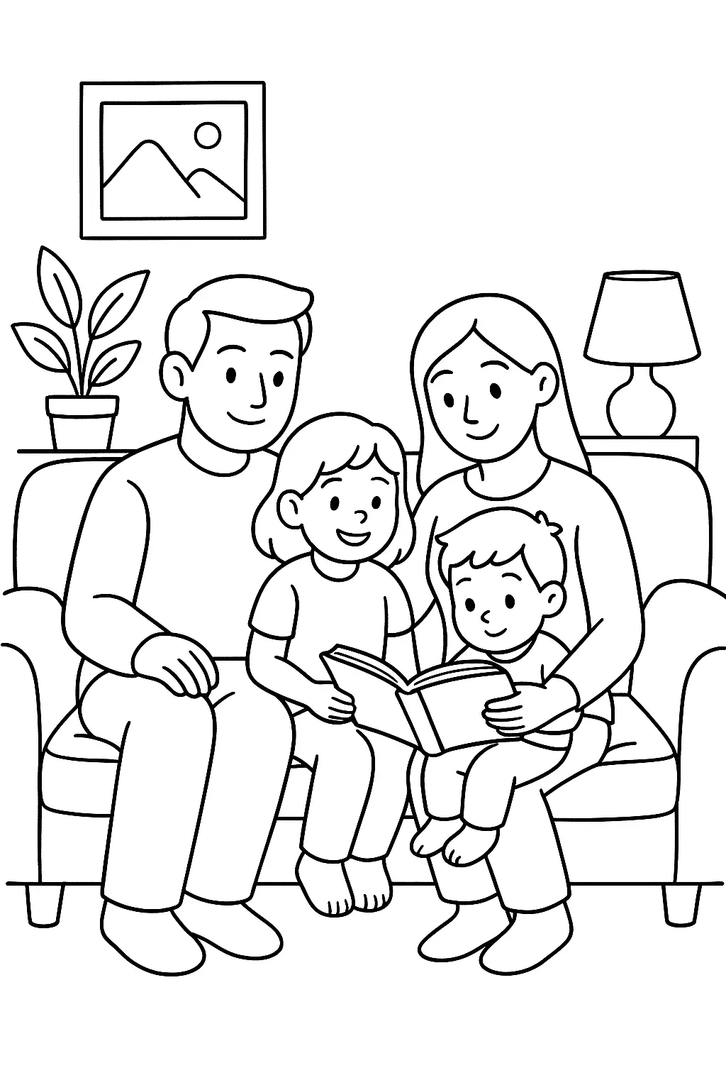 Families Coloring Pages – 024