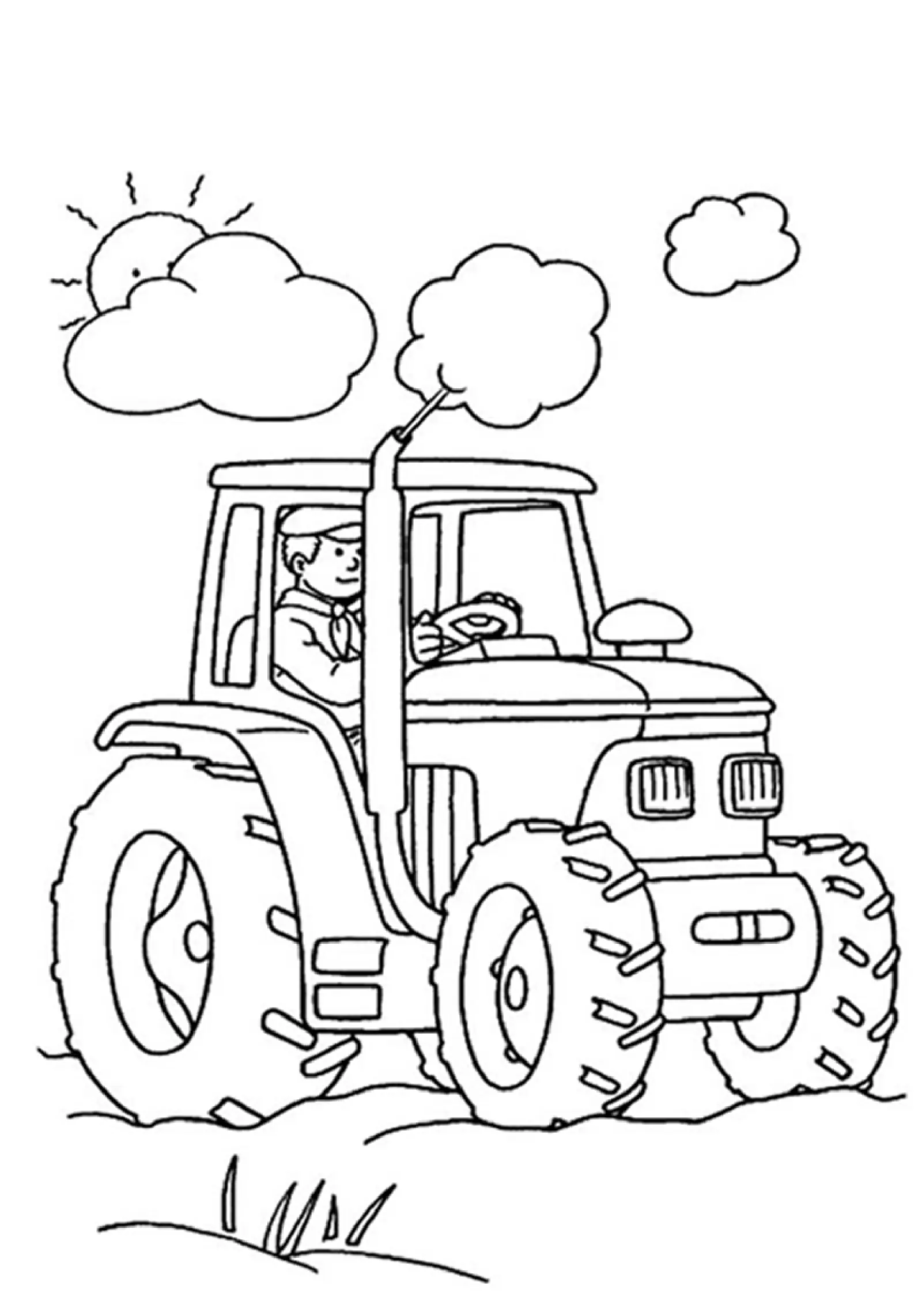 Farm Coloring Pages – 009