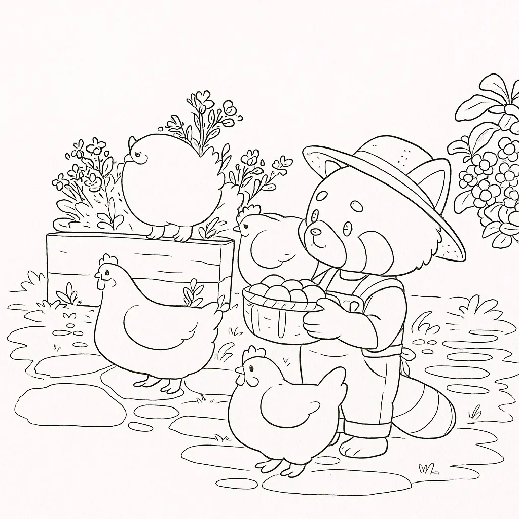 Farm Coloring Pages – 024