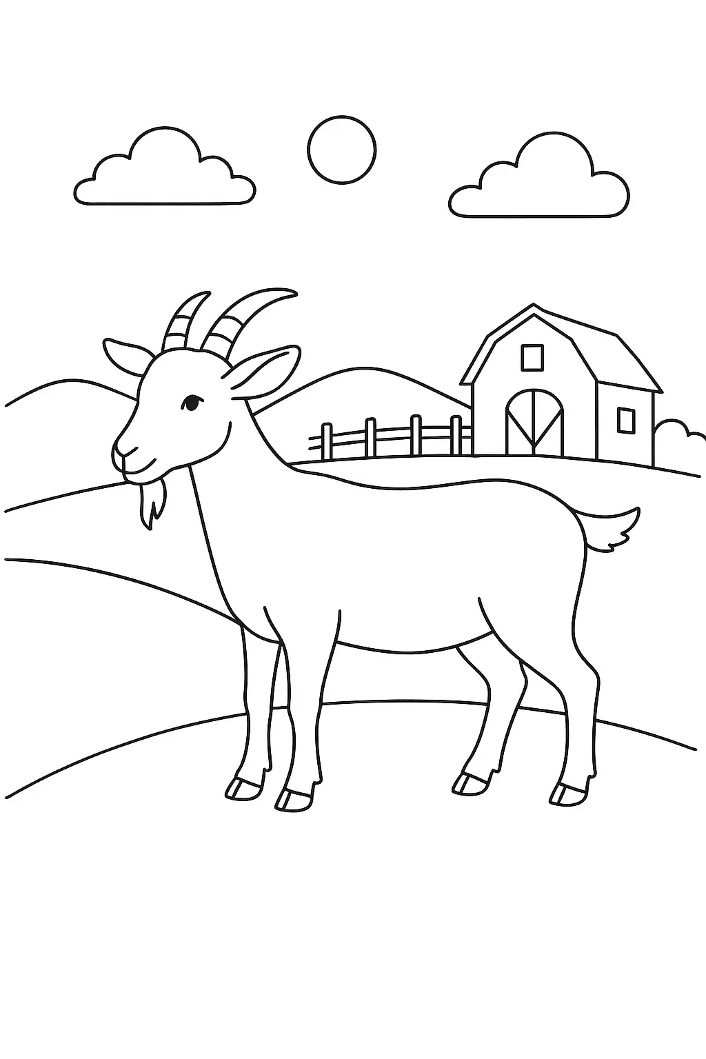 Farm Coloring Pages – 030