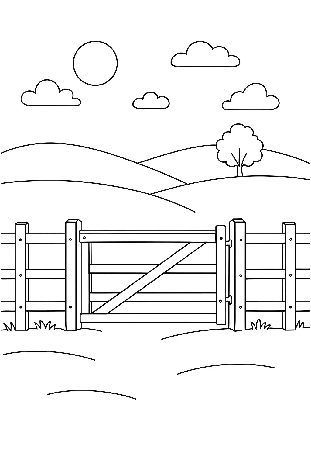 Farm Coloring Pages – 037
