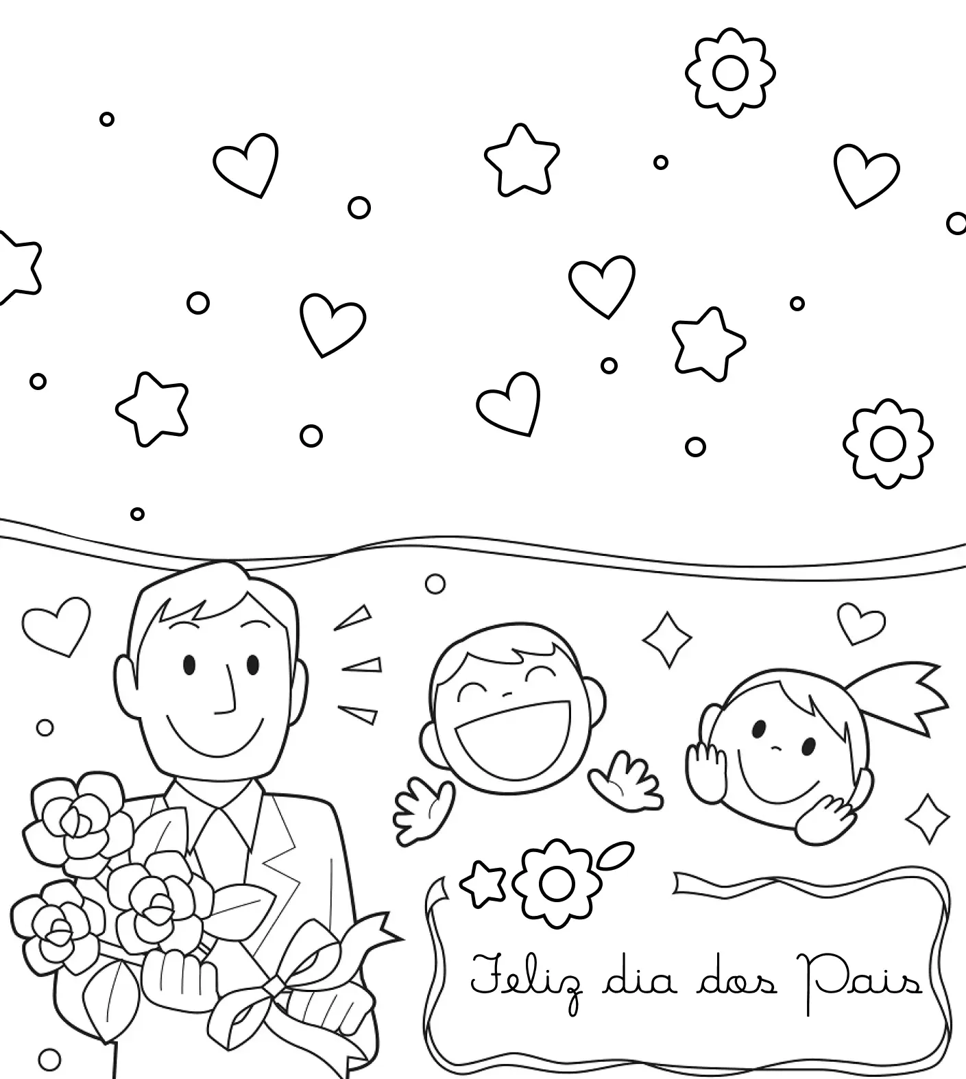 Fathers Day Coloring Pages – 009
