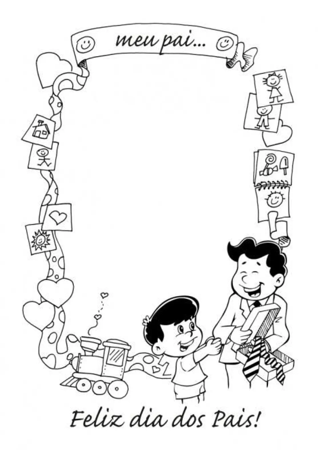 Fathers Day Coloring Pages – 010