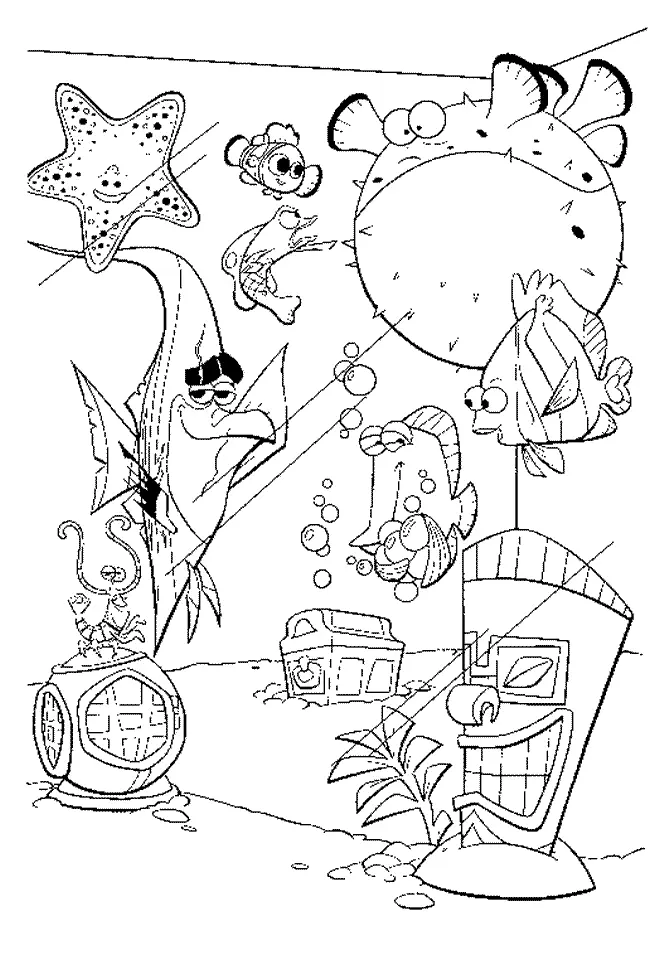 Finding Nemo Coloring Pages – 006