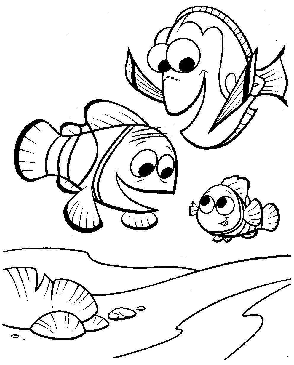 Finding Nemo Coloring Pages – 009