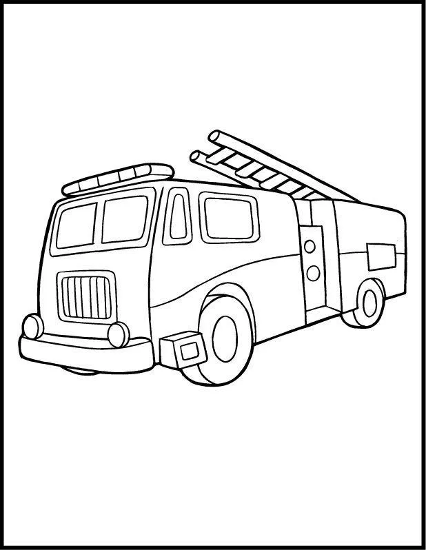 Firefighters Coloring Pages – 002