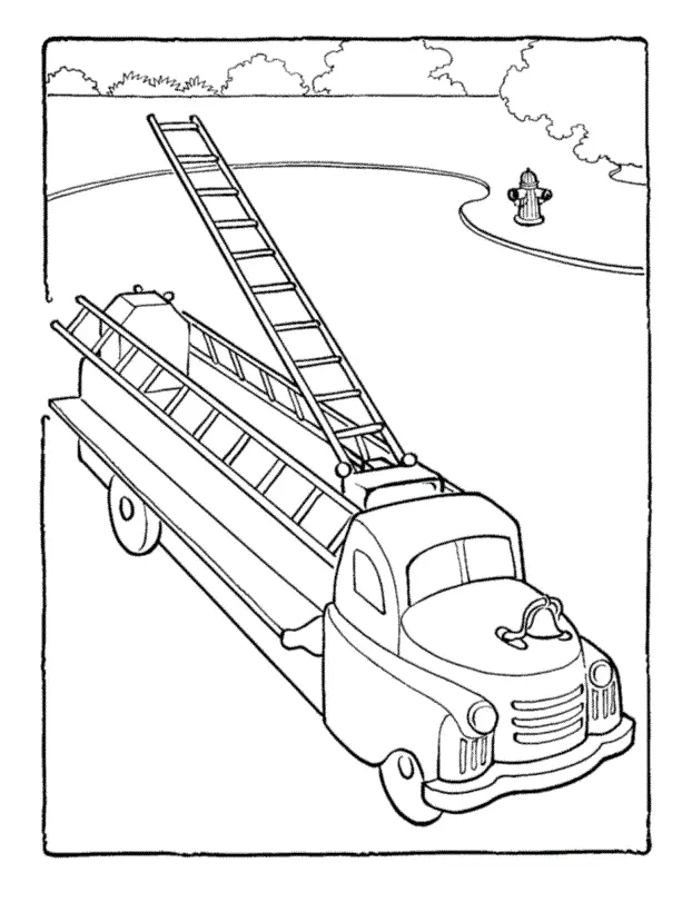 Firefighters Coloring Pages – 006