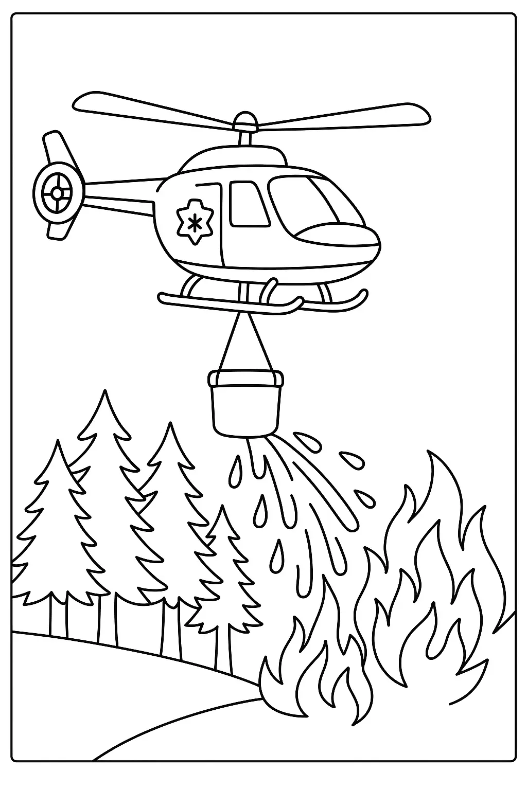 Firefighters Coloring Pages – 023