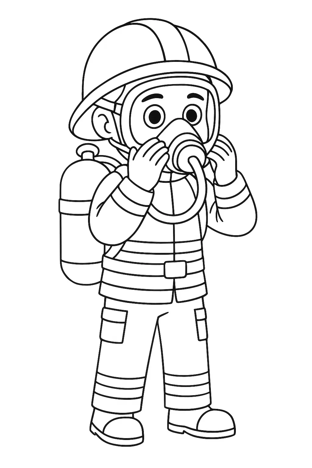 Firefighters Coloring Pages – 025