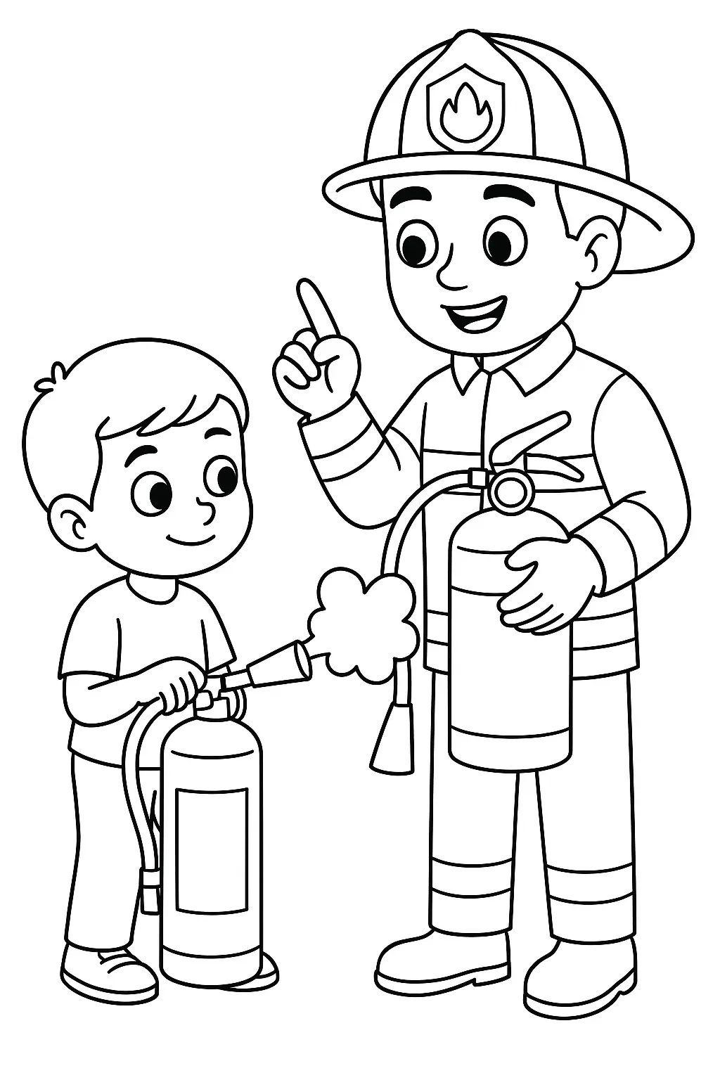 Firefighters Coloring Pages – 031