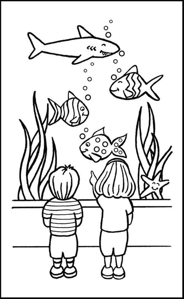 Fish Coloring Pages – 019