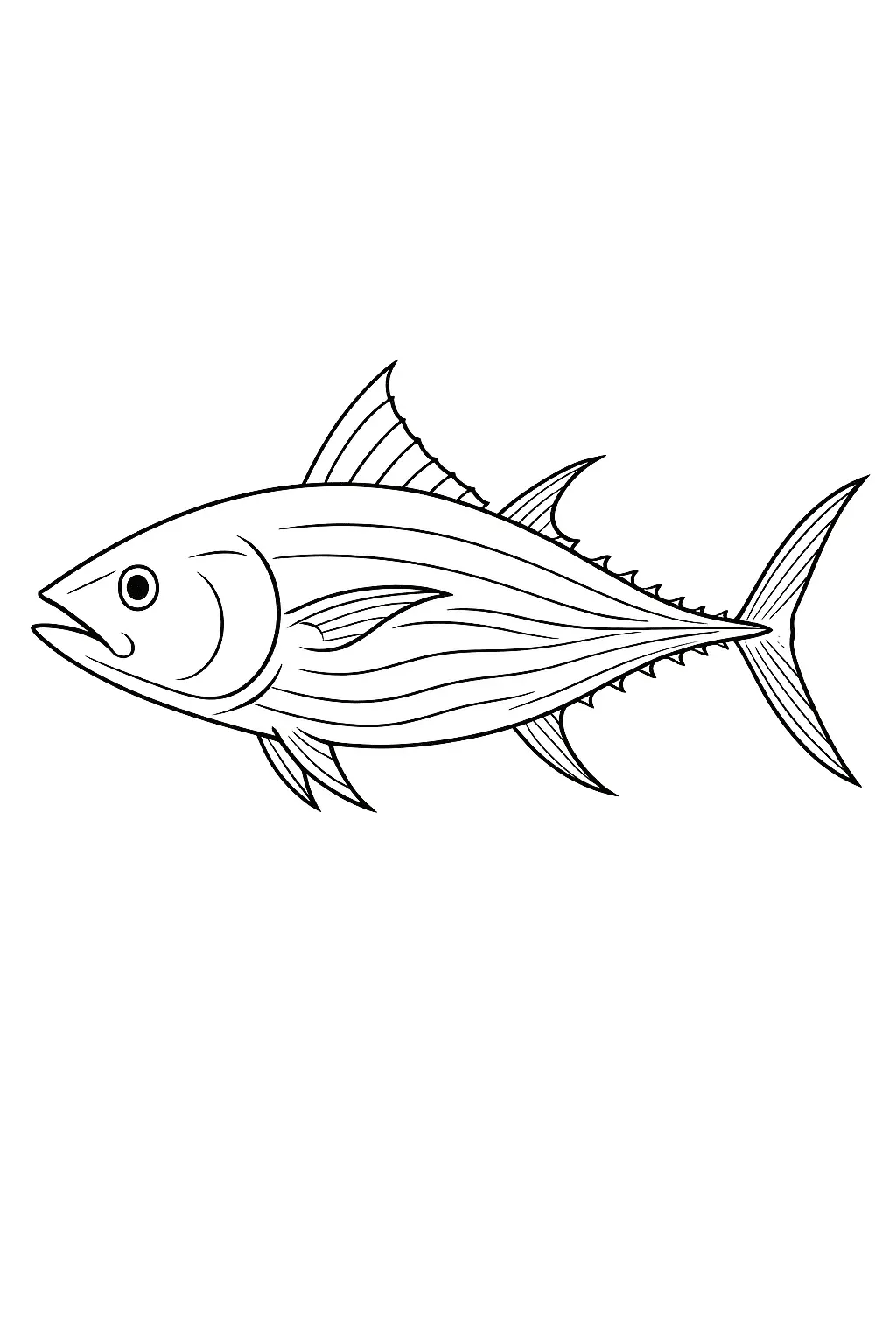 Fish Coloring Pages – 036