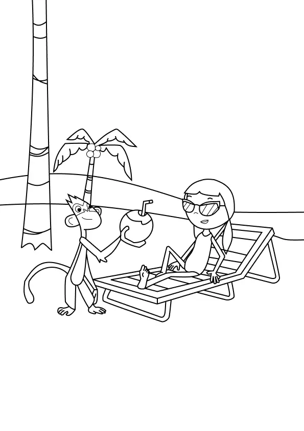 Fishtronaut Coloring Pages – 010